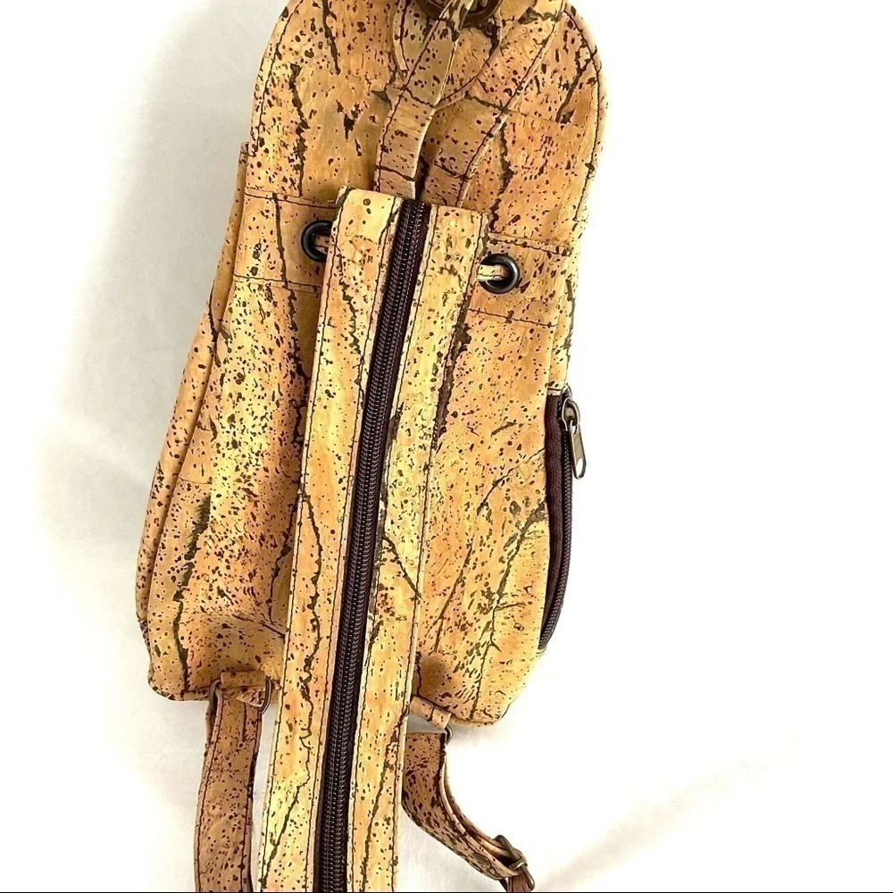Cork Backpack Small Vegan Leather Backpack 100% Vegan